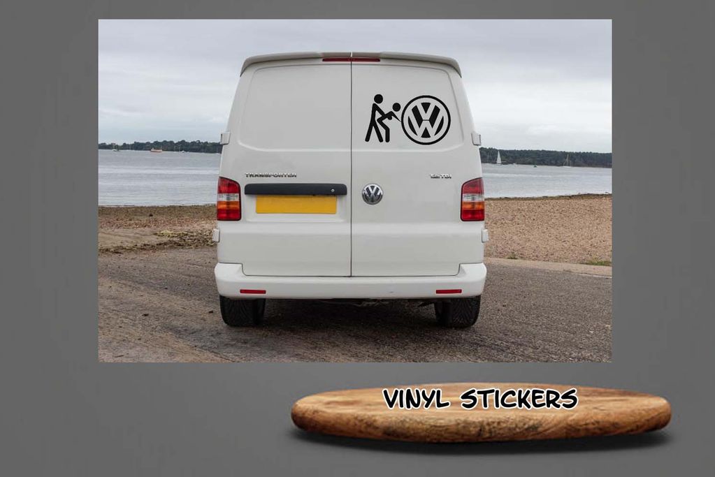 VW At It Vinyl Sticker